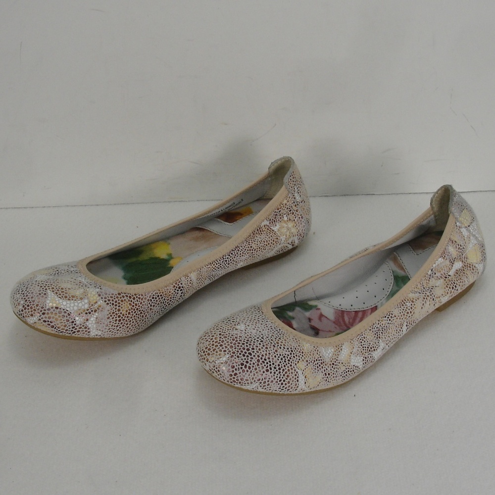 New Born B78201 Julianne Floral Ballet Flats 6.5 M Gem